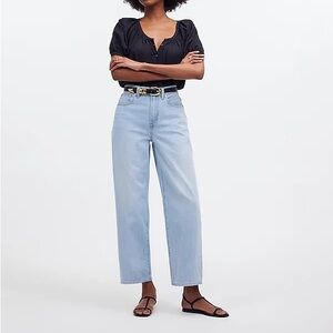 Madewell The Perfect Vintage Wide-Leg Crop Jean in Fitzgerald Wash